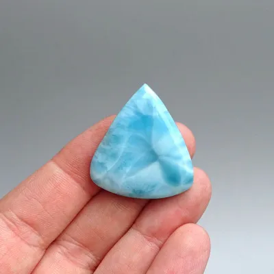 Larimar přírodní leštěný kabošon 9,1g, Dominikánská republika
