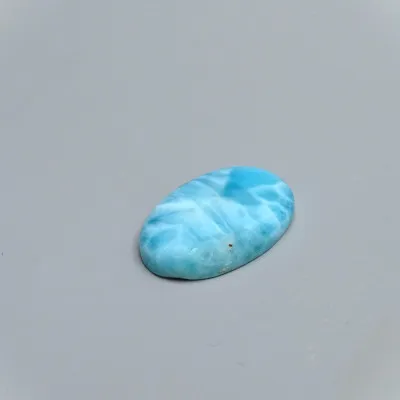 Larimar přírodní leštěný kabošon 6,9g, Dominikánská republika