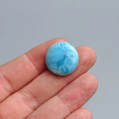 Larimar přírodní leštěný kabošon 4,7g, Dominikánská republika