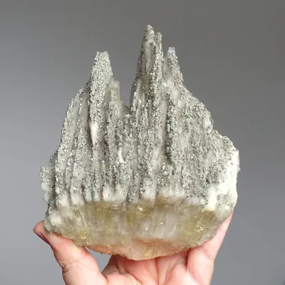 Baryt mit Pyrit, natürliches Mineral, 1465 g, Marokko |MINERALS-STONES