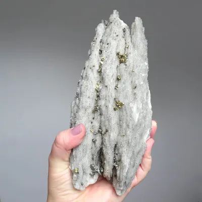 Baryt mit Pyrit, natürliches Mineral, 3038g, Marokko |MINERALS-STONES