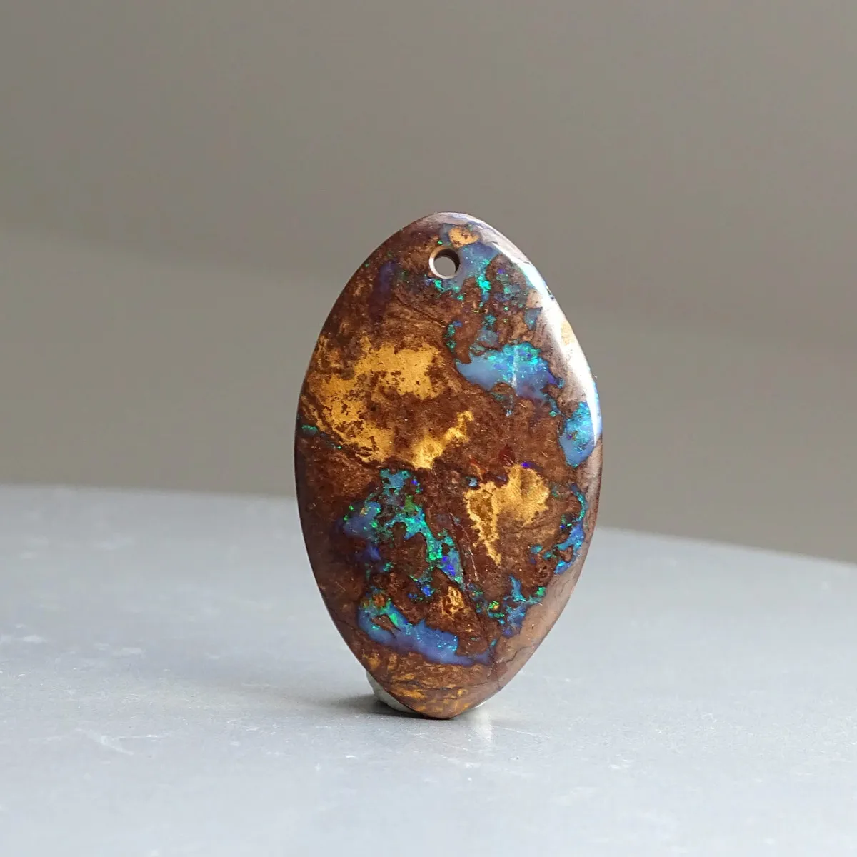 Australian opal drilled cabochon 10.4g | MINERALS-STONES