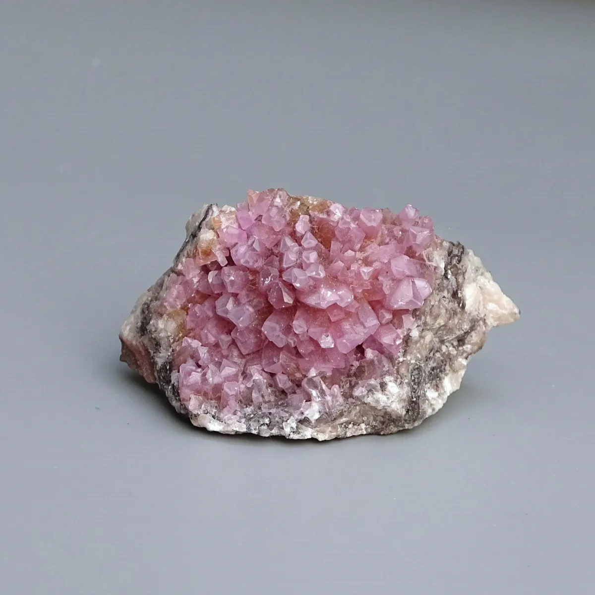 Cobaltocalcite crystals in rock 47g, Morocco |MINERALS-STONES