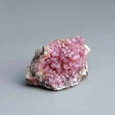 Cobaltocalcite crystals in rock 47g, Morocco |MINERALS-STONES