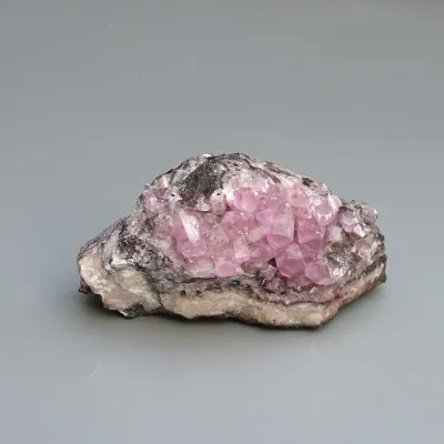 Cobaltocalcite crystals in rock 128g, Morocco |MINERALS-STONES