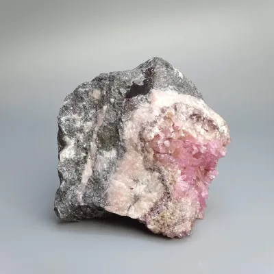 Cobaltocalcite crystals in rock 379g, Morocco |MINERALS-STONES