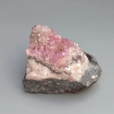 Cobaltocalcite crystals in rock 379g, Morocco |MINERALS-STONES