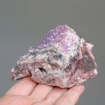 Cobaltocalcite crystals in rock 303g, Morocco |MINERALS-STONES