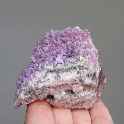 Kobaltcalcitkristalle im Gestein, 303g, Marokko |Minerals-stones