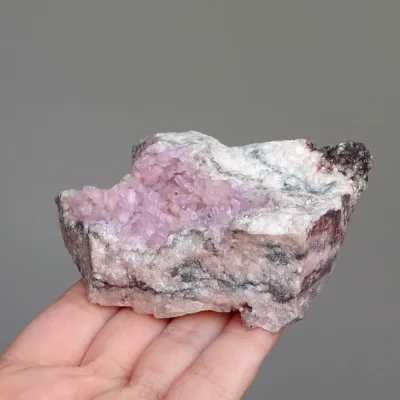 Kobaltcalcitkristalle im Gestein, 282g, Marokko |Minerals-stones