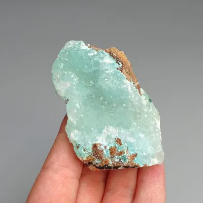 Chrysocolla with finely crystallized quartz 60g, Congo