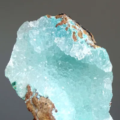 Chrysokoll mit fein kristallisiertem Quarz 60g, Kongo