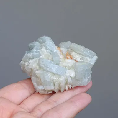 Baryt modrý přírodní minerál v hornině 138g, Maroko