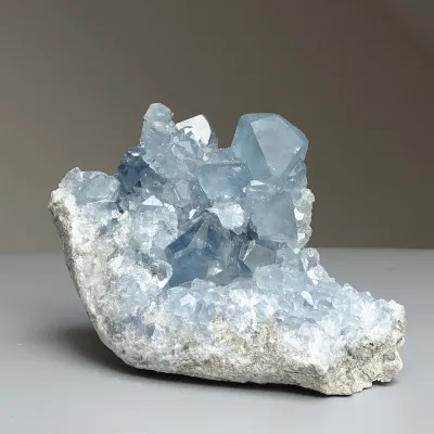 Celestýn krystaly drúza 850g, Madagaskar | Minerals-Stones