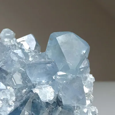 Celestine crystals druse 850g, Madagascar | Minerals-Stones