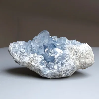 Celestine crystals druse 822g, Madagascar | Minerals-Stones