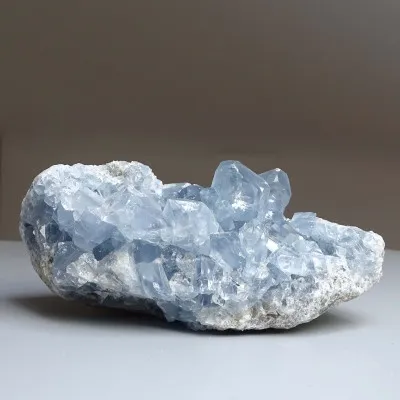 Celestine crystals druse 822g, Madagascar | Minerals-Stones