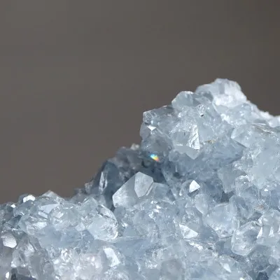 Celestine crystals druse 512g, Madagascar | Minerals-Stones
