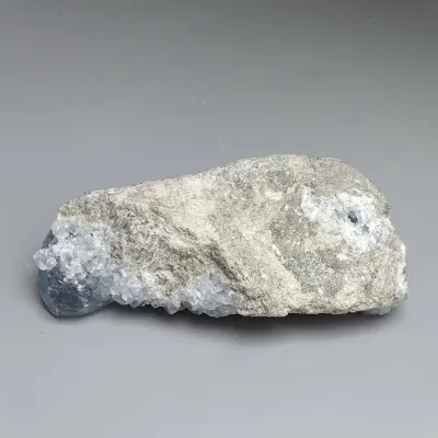 Celestine crystals druse 512g, Madagascar | Minerals-Stones
