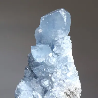 Celestine crystals druse 512g, Madagascar | Minerals-Stones