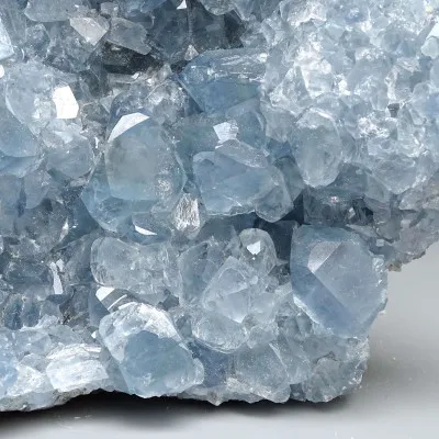 Celestine crystals druse 715g, Madagascar | Minerals-Stones