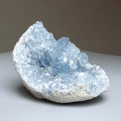 Celestýn krystaly drúza 715g, Madagaskar | Minerals-Stones