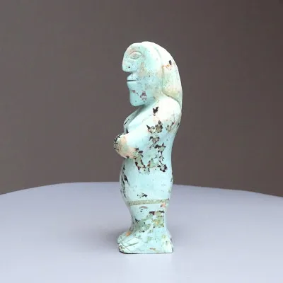 Chrysocolla - Pachamama figurine 161,Peru | Minerals-stones