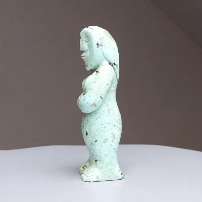 Chrysocolla - Pachamama figurine 143g,Peru | Minerals-stones