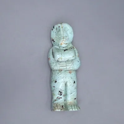 Chrysokoll - Pachamama Figur 143g, Peru | Minerals-Stones