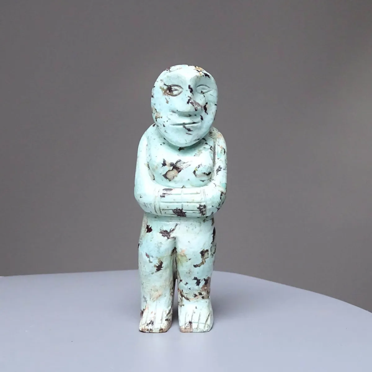 Chrysokoll - Pachamama Figur 178g, Peru | Minerals-Stones