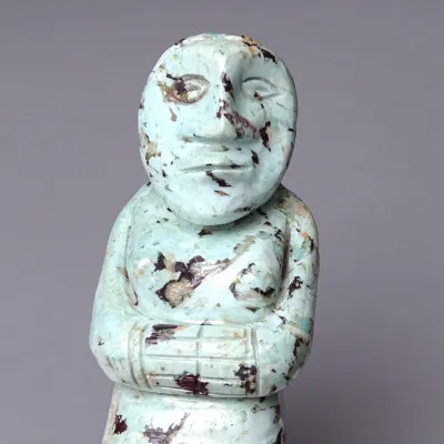 Chrysokoll - Pachamama Figur 178g, Peru | Minerals-Stones