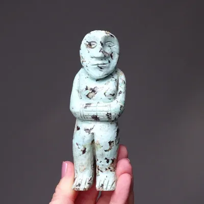 Chrysokoll - Pachamama Figur 178g, Peru | Minerals-Stones