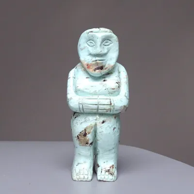 Chrysokoll - Pachamama Figur 172g, Peru | Minerals-Stones