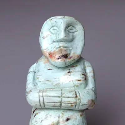 Chryzokol - Pachamama soška 172g, Peru | Minerals-stones