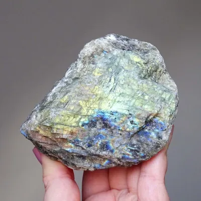 Labradorite natural unpolished 492g, Madagascar | MINERALS-STONES