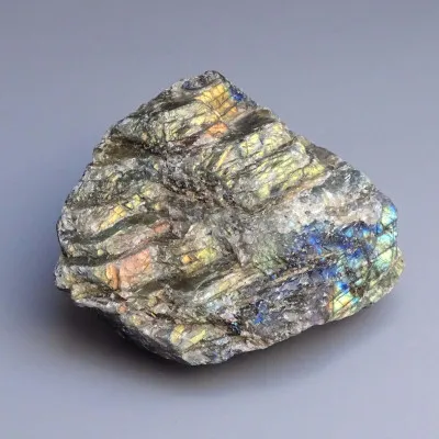Labradorit, natürlich, unpoliert 279g, Madagaskar | MINERALS-STONES