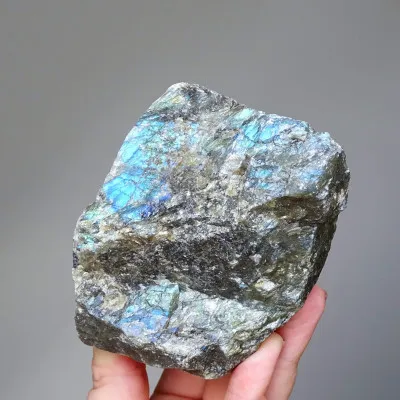 Labradorite natural unpolished 445g, Madagascar | MINERALS-STONES