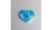 Larimar přírodní minerál - leštěný kabošon